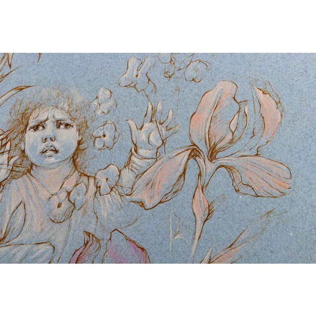 Léonor Fini, Figurative Composition, 20th Century, Lithograph For Sale - Image 4 of 7