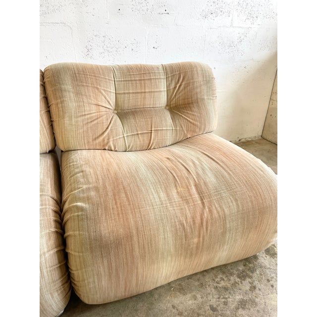 Vintage Mid Century Modern Modular Lounge Chairs For Sale - Image 13 of 16