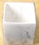 Mediterranean Vintage White Faux Marble Lucite Encased Tissue Box Cover Boutique Box For Sale - Image 3 of 13