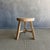 Mid-Century Modern Vintage Elm Wood Chop Block Table #M45 For Sale - Image 3 of 8