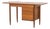 Mid-Century Modern Teak Desk with Extension from Austvoll Møbelfabrikk, Norway, 1960s For Sale