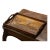 Early 20th Century French Breton Folk Art Carved Walnut Serving Tray For Sale