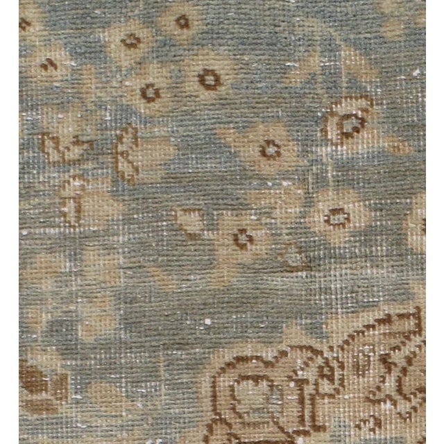 Traditional Antique Circa 1920 Subdued Distressed Tabriz Hand Woven Rug 6ft 5in X 10ft 2in For Sale - Image 3 of 11