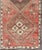 Tribal Geometric Vintage Turkish Oushak Runner With Medallions in Red and Brown For Sale - Image 3 of 7