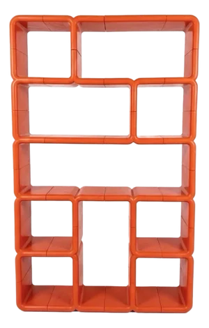 Rare Orange Umbo Shelf by Kay Leroy Ruggles