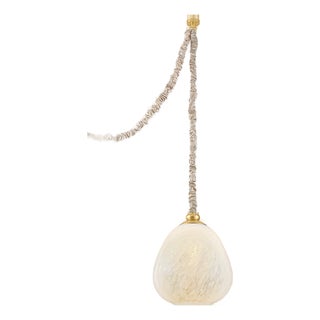 Mitzi Remi 11.5 in. 1 Light Pendant in Aged Brass Finish For Sale