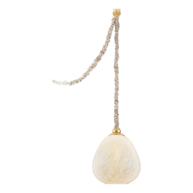 Mitzi Remi 11.5 in. 1 Light Pendant in Aged Brass Finish For Sale