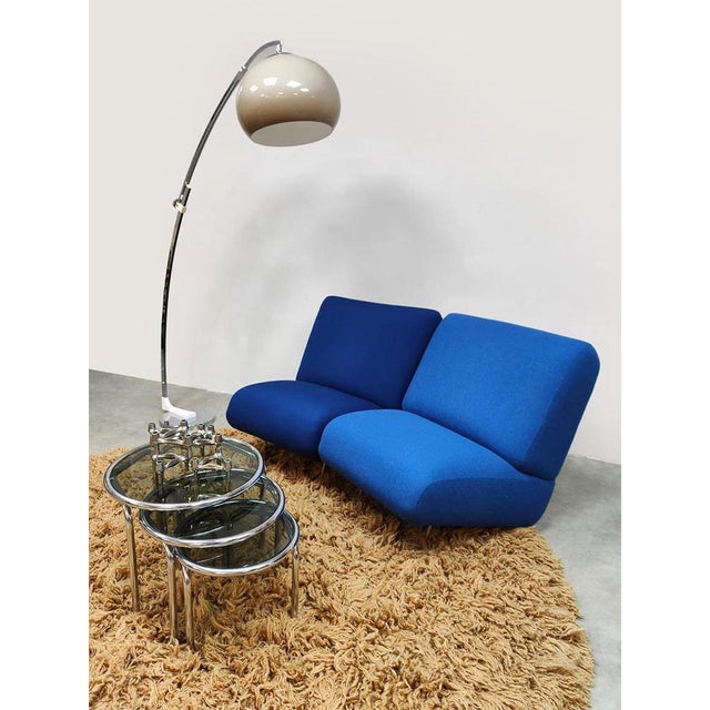 Artifort Vintage Two-Piece Modular Sofa by Theo Ruth for Artifort, 1950s, Set of 2 For Sale - Image 4 of 6