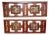Pair of Chinese Gilt & Lacquered Openwork Figural Architectural Panels, 20th C. For Sale
