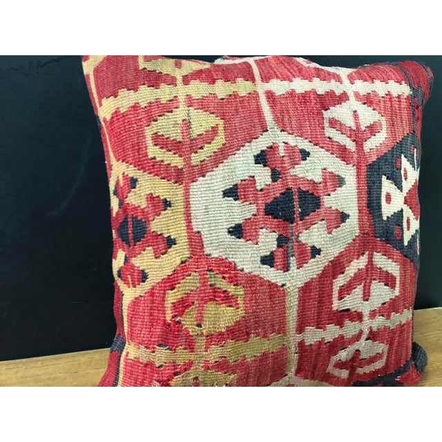 Vintage Kilim Cushion Cover, 1960s For Sale - Image 4 of 6
