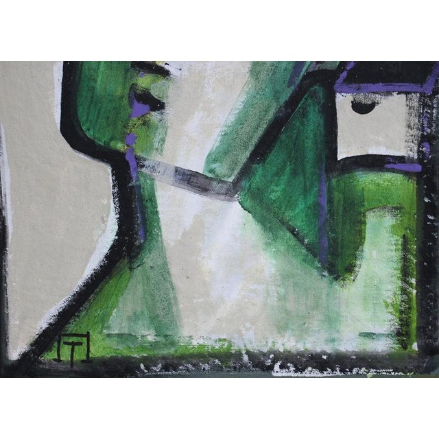 Hidden Portraits XXVIII, 1980s-1990s, Acrylic on Canvas For Sale - Image 9 of 11
