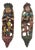 Antique Balinese Figures in Polychrome Wood, 1890s, Set of 2 For Sale