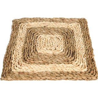 Rush House for Chairish Coringa Rug Single Square For Sale