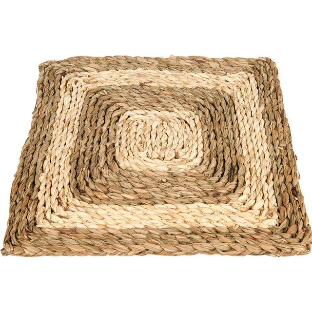 Rush House for Chairish Coringa Rug Single Square For Sale