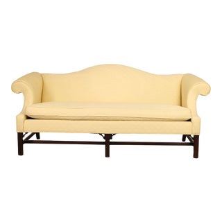 Ethan Allen Traditional Classics Chippendale Style Camelback Sofa For Sale