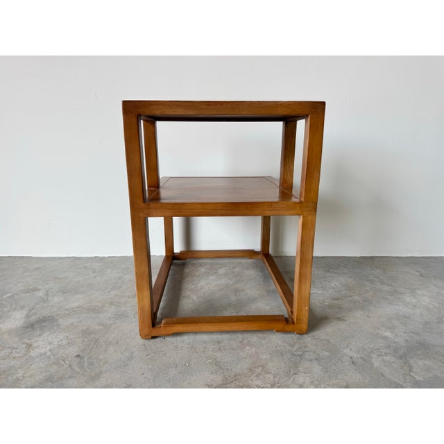 Wood Mid-Century Edward Wormley for Dunbar Step End Table / Nightstand For Sale - Image 7 of 12