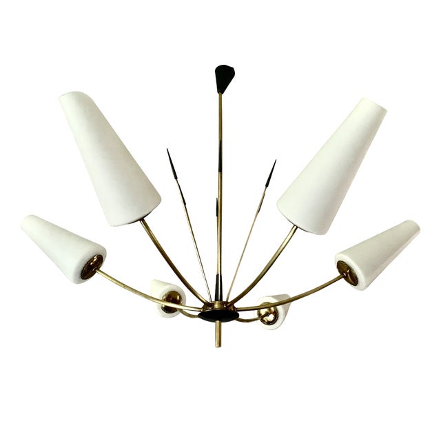 Large Chandelier from Maison Arlus, 1950 For Sale