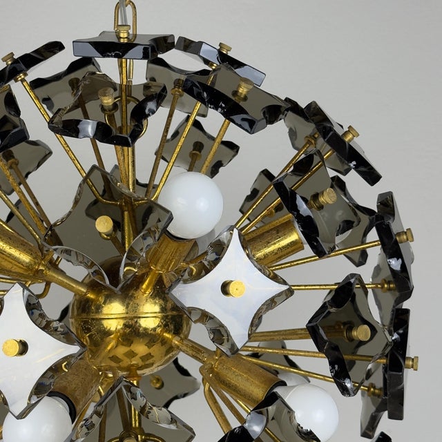 Mid-Century Sputnik Chandelier from Fontana Arte, Italy 1970s For Sale - Image 15 of 18