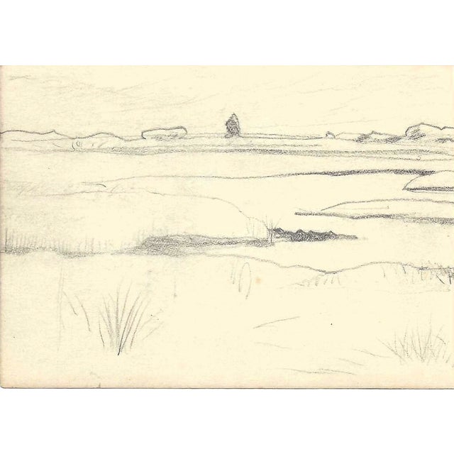 Drawing on paper by Robert Henry Angeloch (1922-2011). Estate stamp on the back. Bob Angeloch was born in Richmond Hill,...