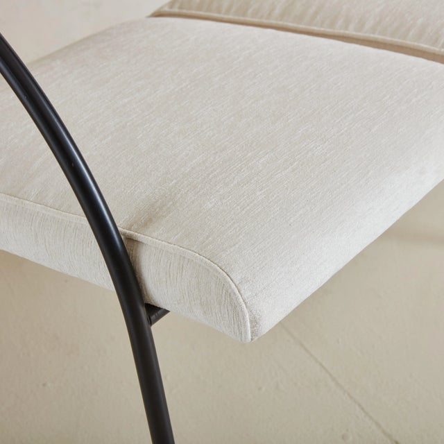 ‘Vienna' Black Metal Settee by Rodney Kinsman for Bieffeplast, Italy 1980s - Sold Individually For Sale - Image 9 of 11