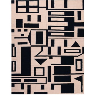 Rectangular The Huari Design Kilim Rug By Genaro Rivas For Sale