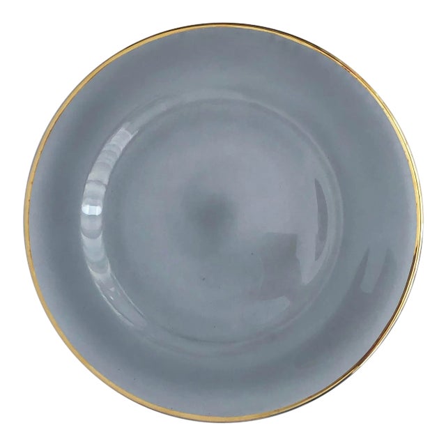 13" Charger Plate Set A BorrowedBlu Exclusive Item. Sleek and modern, inspired by our SIREN Stemware. Hand-painted rim on...