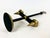 Vintage Brutalist Wrought Iron and Brass Candleholder by Gio Ponti, 1970s For Sale - Image 9 of 12