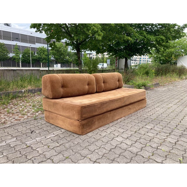 Vintage Brown Daybed Sofa, 1970s For Sale - Image 17 of 17