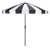 Buti 9 Ft Crank Umbrella, Black Cabana Stripe/Brown Pole For Sale