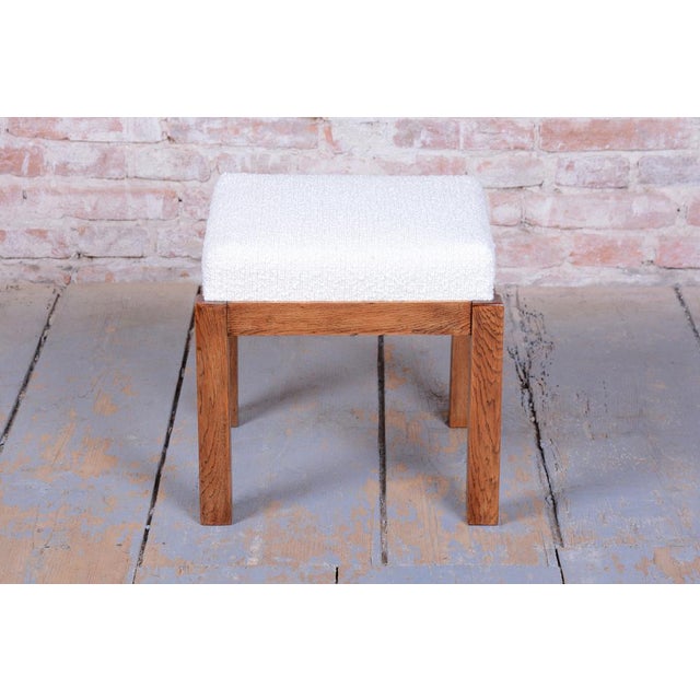 This stool is a refined accessory from the production of the Czechoslovak Krasna jizba from the 1930s. It represents the...