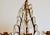 Italian Tole Gold Triple Arm Candle Wall Sconce With Crystals For Sale - Image 4 of 12