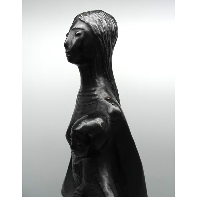 Mid-Century Modern Large Ceramic Figurine by Elie Van Damme for Amphora Belgium, 1950s For Sale - Image 3 of 15