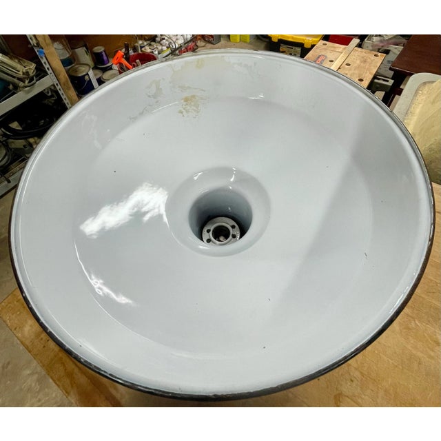 Dark Green Vintage Industrial Style Benjamin Light #4 For Sale - Image 8 of 12