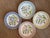 Baby Blue Set of Four Vintage Horchow Italian Plates For Sale - Image 8 of 8