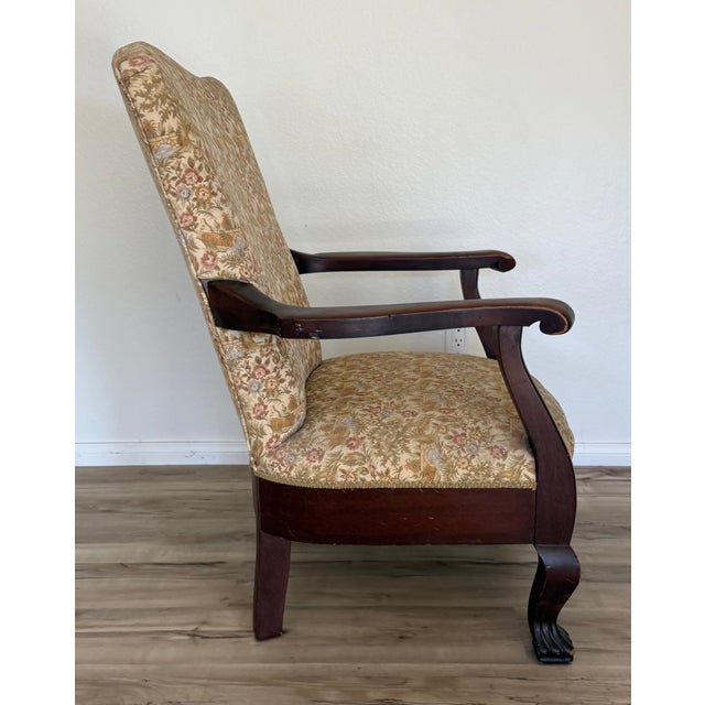 Vintage Karpen Mahogany Armchair – 1920s–30s Beautiful solid mahogany armchair by Karpen (Chicago & New York), one of the...