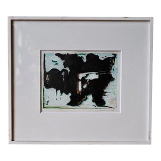 Abstract Composition, Mixed Media Painting, 1990s For Sale