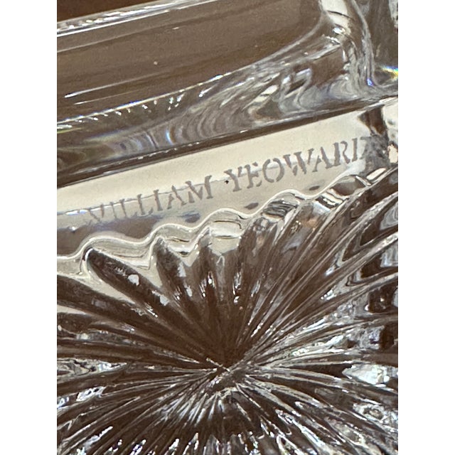 Transparent 1990s William Yeoward June Crystal Salt Cellar With Wooden Spoon For Sale - Image 8 of 15