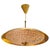 Vintage Swedish Pendant in Brass and Orrefors Glass by Carl Fagerlund, 1950s For Sale - Image 6 of 6