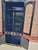 1960s Vintage Asian Black Lacquer Mother-of-Pearl Inlaid Two-Piece China/Display Cabinet For Sale - Image 5 of 7