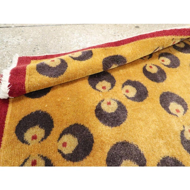 Galerie Shabab Colletion Mid-20th Century Turkish Art Deco Runner For Sale - Image 9 of 9