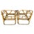 Taupe Mid 20th Century Rattan Chairs, White Craft Products, Miami, Florida, Pair (2) For Sale - Image 8 of 18