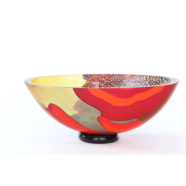 Mid-20th Century Italian Murano Glass Bowl For Sale - Image 10 of 10