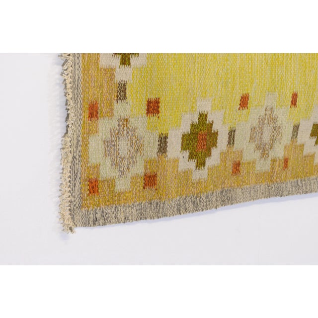 Mid-Century Modern Swedish Rug by L.K, 1960s For Sale - Image 3 of 6
