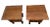 Wood 1990s Pair of Craftsman Mission Style Nightstands Side Tables Bottom Cabinet Center Shelf For Sale - Image 7 of 11