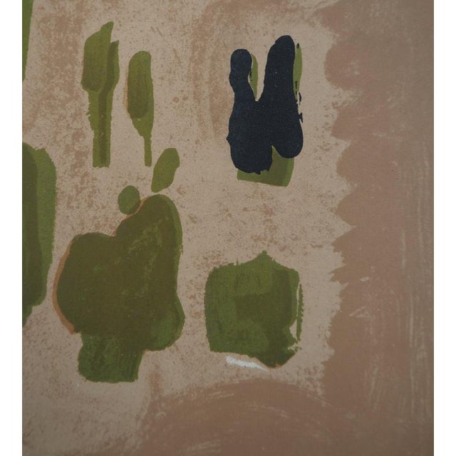 Roger Bissiere, Sunny Landscape, Lithograph For Sale - Image 4 of 5