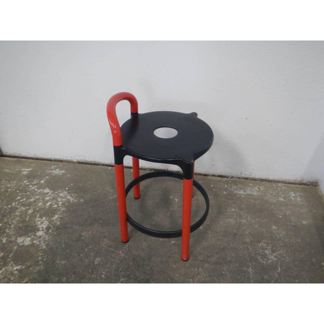Kartell Stool by Anna Castelli Ferrieri for Kartell, 1980s For Sale - Image 4 of 12