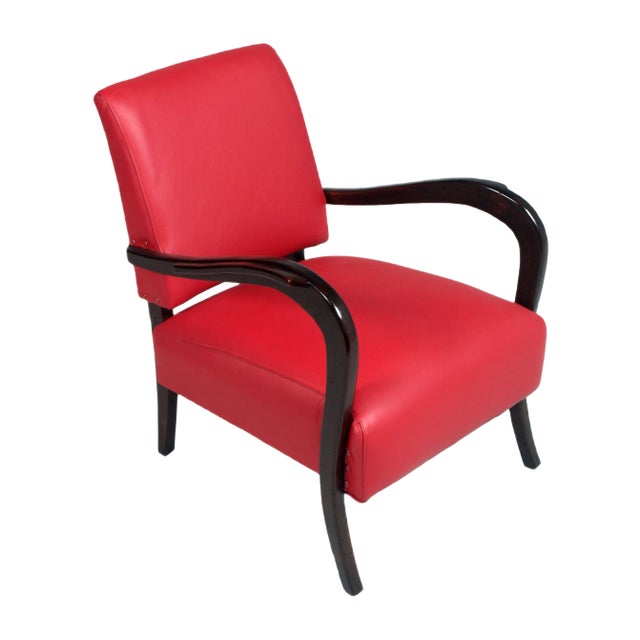 Set of Art Deco Ebonized Walnut Lounge Chairs by Paolo Buffa, 1930s For Sale