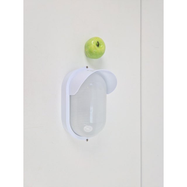 Vintage Outdoor Wall Lamp in Metal and Glass by Simes, Italy, 1970s For Sale - Image 9 of 15