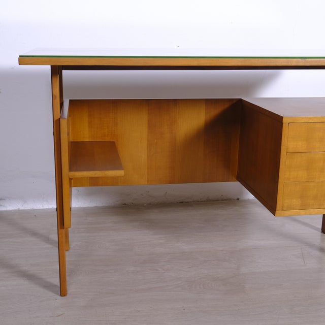 Mid-Century Modern Italian Desk and Chair Set, 1950s, Set of 2 For Sale - Image 18 of 18