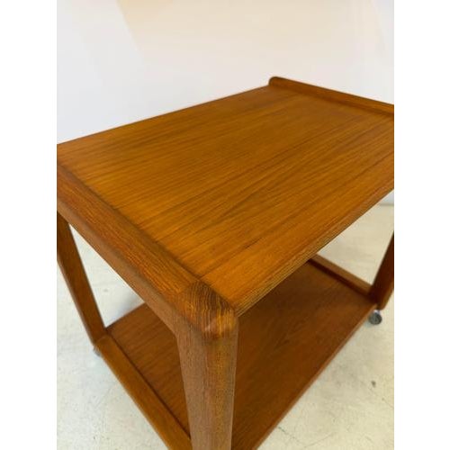 2000 - 2009 No. 708 Serving Trolley in Teak by Aksel Kjersgaard for Odder Møbler For Sale - Image 5 of 11